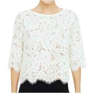 Club Monaco lace top
